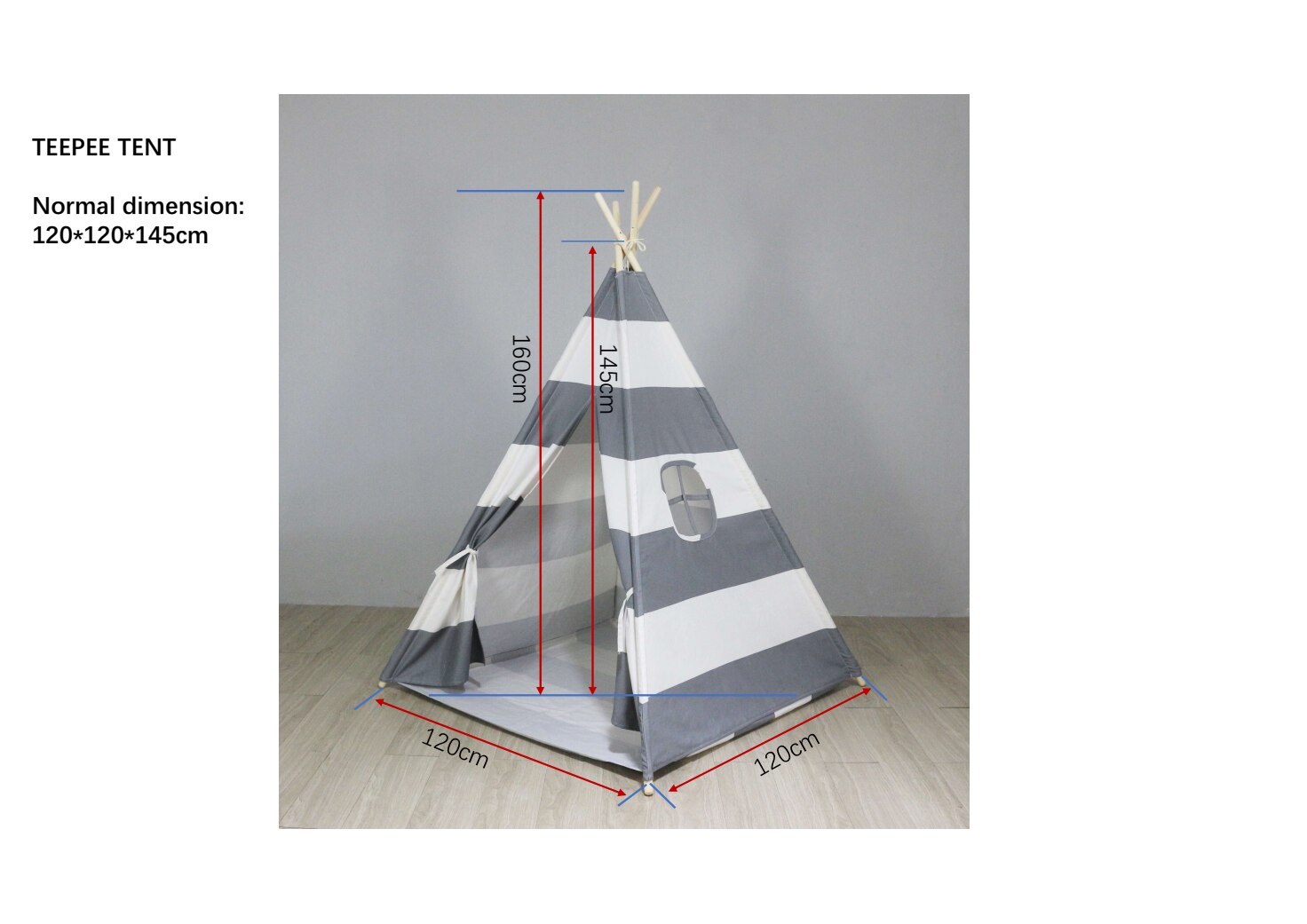 Cheap Goat Tents Indian cotton canvas kids play teepee tent camping 4 poles wood rods cloth indoor outdoor Tents 
